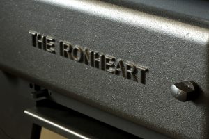 The Ironheart door lettering