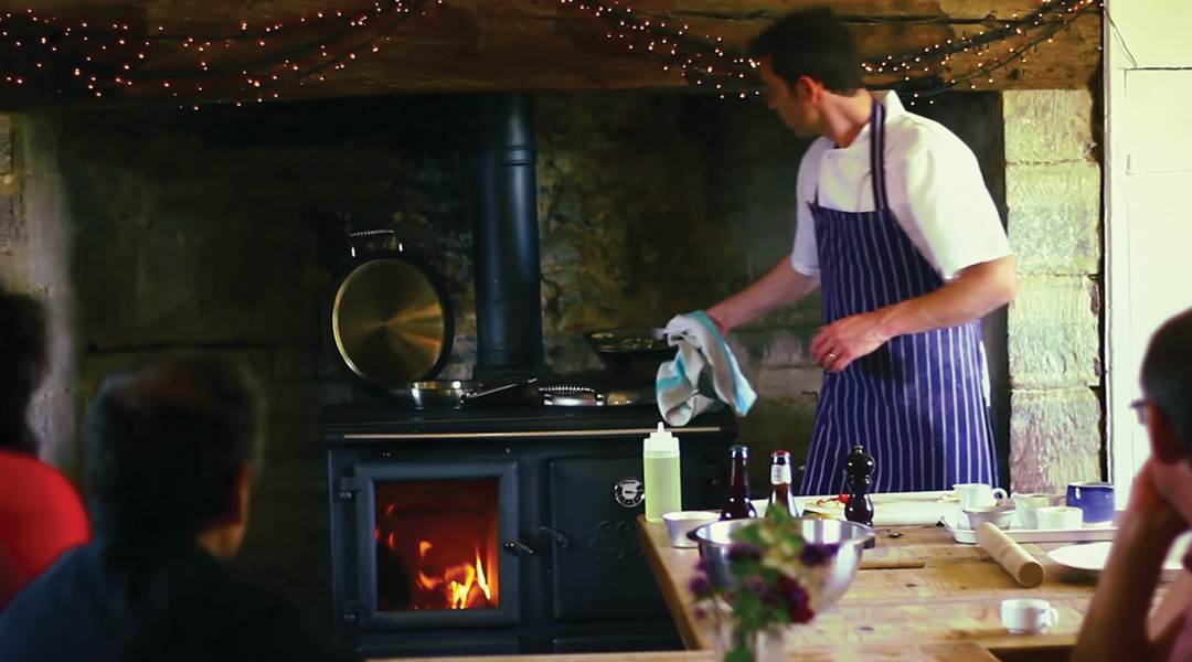 Gill Meller Cooking on an ESSE Ironheart